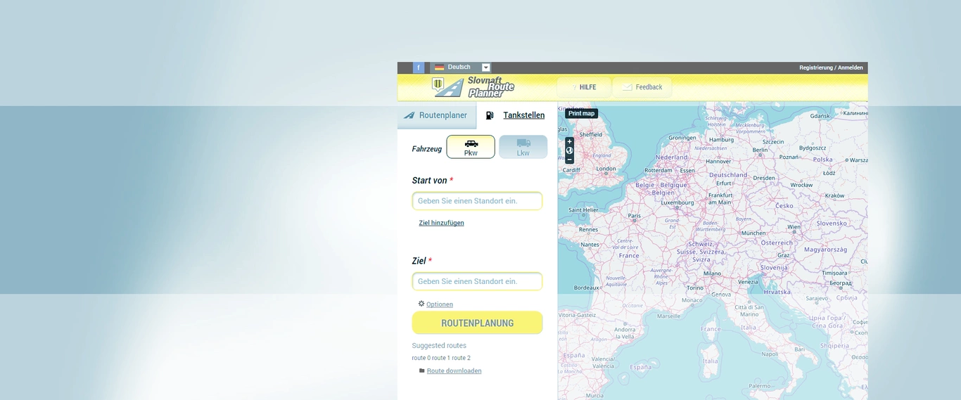 Route planner website launched