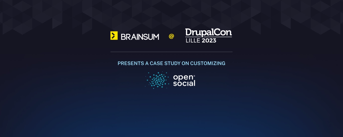 Brainsum at DrupalCon Lille 2023