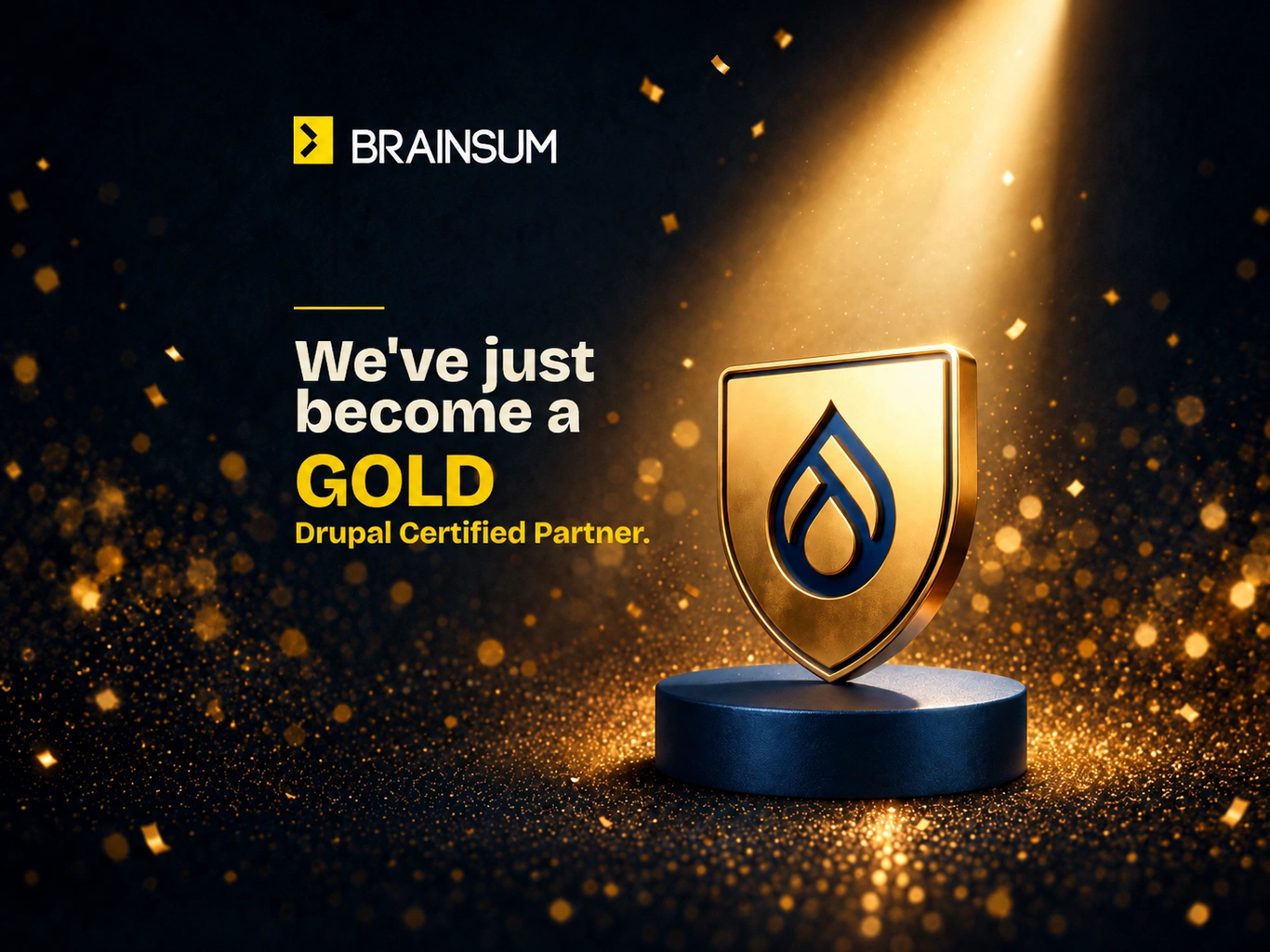 BRAINSUM've become a Gold tier Drupal Certified Partner