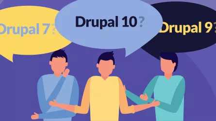 Drupal version from 7, 8 and 9